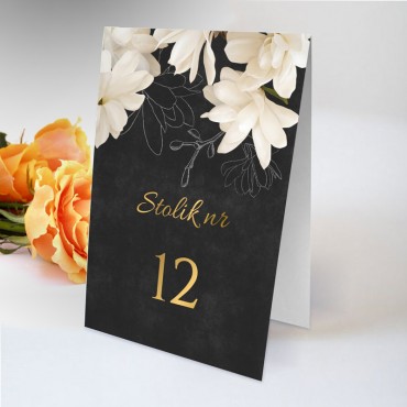 Numery stolików na wesele Floral 11