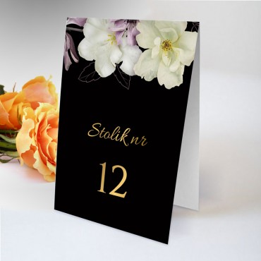 Numery stolików na wesele Floral 15